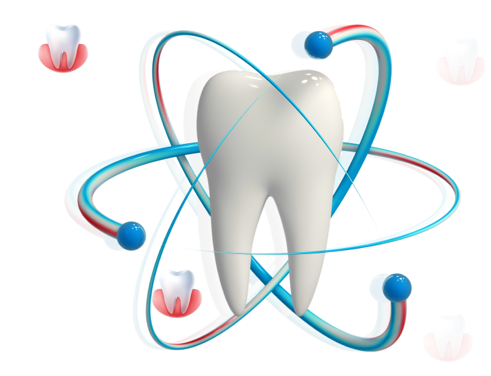 Professional dental team